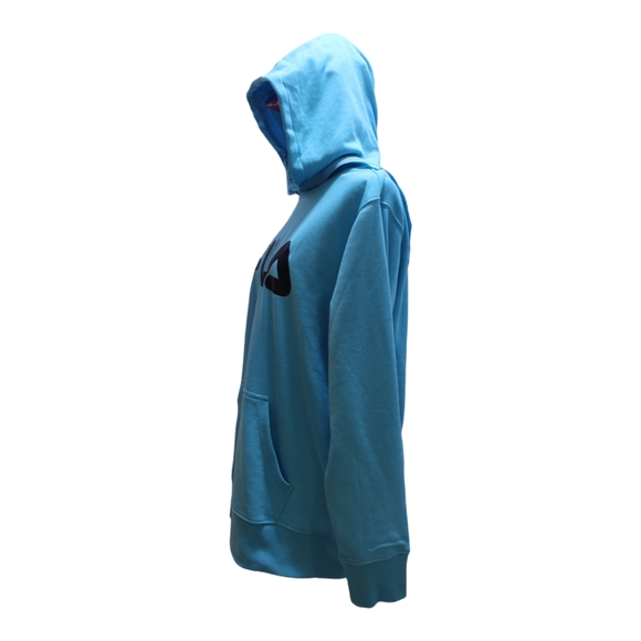 Fila Light Blue Curve Pullover Hoodie Plus Size - Picture 9 of 11